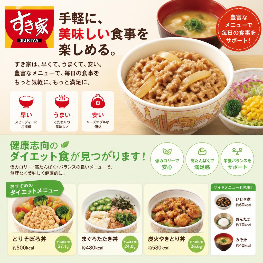 すき家の魅力とは？