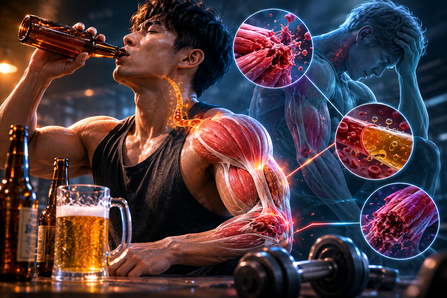 トレーニング効果を最大限に！お酒を控えて理想の体を手に入れよう！